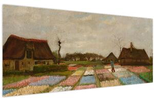 Slika - Vincent van Gogh, Flower Beds in Holland, reprodukcije (120x50 cm)