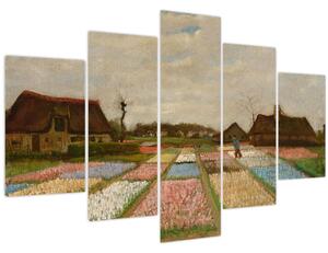 Slika - Vincent van Gogh, Flower Beds in Holland, reprodukcije (150x105 cm)