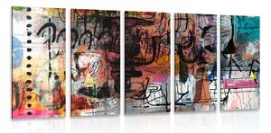 5-dijelna slika street art umjetnost
