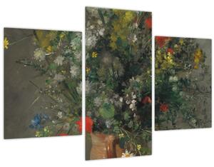 Slika - Auguste Renoir, Flowers in a Vase, reprodukcije (90x60 cm)