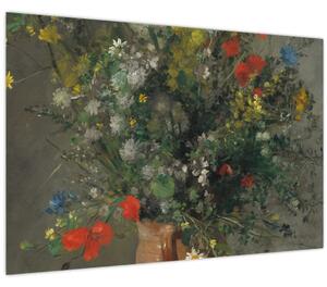 Slika - Auguste Renoir, Flowers in a Vase, reprodukcije (90x60 cm)