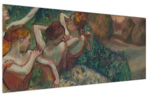 Slika - Edgar Degas, Four Dancers, reprodukcije (120x50 cm)