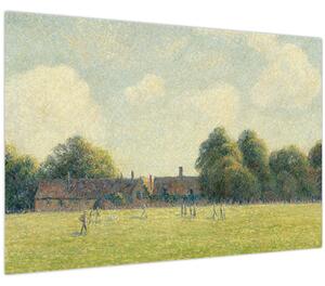 Slika - Camille Pissarro, Hampton Court Green, reprodukcije (90x60 cm)