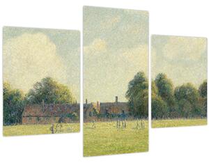 Slika - Camille Pissarro, Hampton Court Green, reprodukcije (90x60 cm)