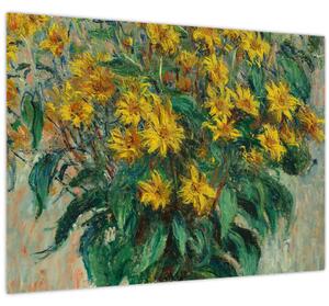 Slika - Claude Monet, Jerusalem Artichoke Flowers, reprodukcije (70x50 cm)