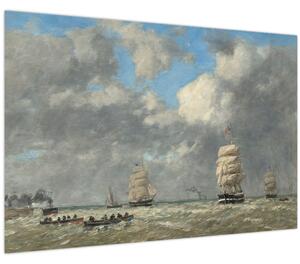 Slika - Eugène Boudin, Le Havre, reprodukcije (90x60 cm)