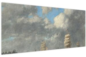 Slika - Eugène Boudin, Le Havre, reprodukcije (120x50 cm)