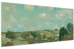 Slika - Alfred Sisley, Meadow, reprodukcije (120x50 cm)