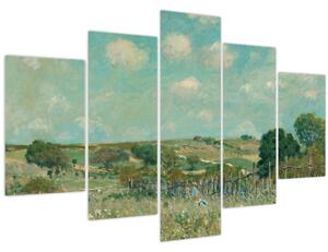 Slika - Alfred Sisley, Meadow, reprodukcije (150x105 cm)