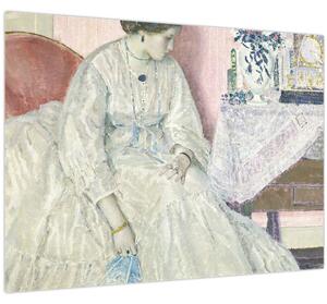 Staklena slika - Frederick Carl Frieseke, Memories, reprodukcije (70x50 cm)