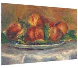 Slika - Auguste Renoir, Peaches on a Plate, reprodukcije (90x60 cm)