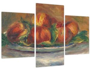 Slika - Auguste Renoir, Peaches on a Plate, reprodukcije (90x60 cm)