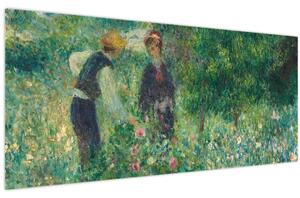 Slika - Auguste Renoir, Picking Flowers, reprodukcije (120x50 cm)