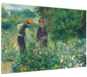 Slika - Auguste Renoir, Picking Flowers, reprodukcije (90x60 cm)