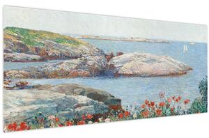 Slika - Childe Hassam, Poppies, Isles of Shoals, reprodukcije (120x50 cm)