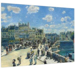 Staklena slika - Auguste Renoir, Pont Neuf, Paris, reprodukcije (70x50 cm)