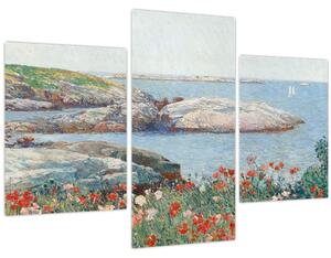 Slika - Childe Hassam, Poppies, Isles of Shoals, reprodukcije (90x60 cm)