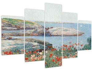 Slika - Childe Hassam, Poppies, Isles of Shoals, reprodukcije (150x105 cm)