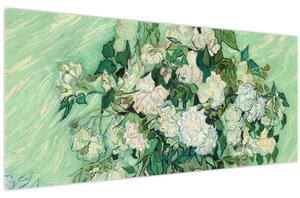 Slika - Vincent van Gogh, Roses, reprodukcije (120x50 cm)