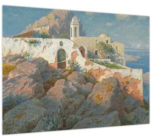 Slika - William Stanley Haseltine, Santa Maria a Cetrella, Anacapri, reprodukcije (70x50 cm)