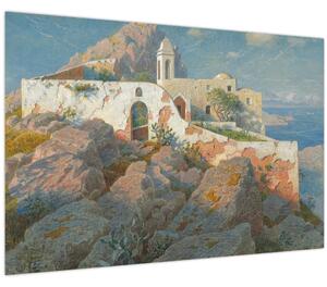 Slika - William Stanley Haseltine, Santa Maria a Cetrella, Anacapri, reprodukcije (90x60 cm)