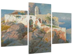 Slika - William Stanley Haseltine, Santa Maria a Cetrella, Anacapri, reprodukcije (90x60 cm)