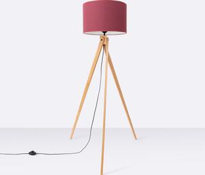 Podna lampa NATT tamno crvena