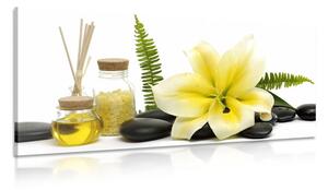 Slika ljiljan i wellness mrtva priroda