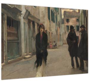 Slika - John Singer Sargent, Street in Venice, reprodukcije (70x50 cm)