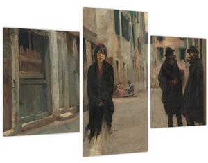 Slika - John Singer Sargent, Street in Venice, reprodukcije (90x60 cm)