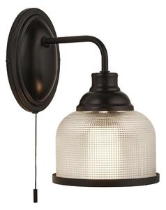 Searchlight 2671-1BK - Zidna lampa BISTRO 1xE27/60W/230V crna