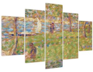 Slika - Georges Seurat, Study for "La Grande Jatte", reprodukcije (150x105 cm)