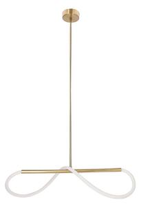 Zlatni LED luster na vješanju SUPREME LED/18W/230V 80 cm