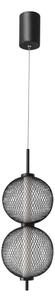 PUMA LED luster na kablu 10W/230V, promjer 14 cm, crna