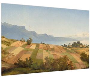 Slika - Alexandre Calame, Swiss Landscape, reprodukcije (90x60 cm)