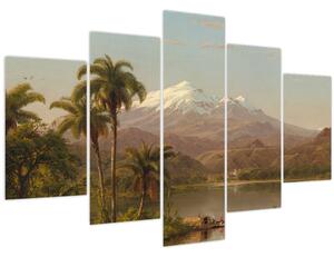 Slika - Frederic Edwin Church, Tamaca Palms, reprodukcije (150x105 cm)