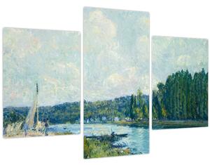 Slika - Alfred Sisley, The Banks of the Oise, reprodukcije (90x60 cm)