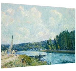 Slika - Alfred Sisley, The Banks of the Oise, reprodukcije (70x50 cm)