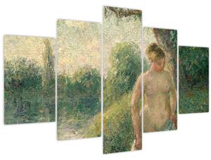 Slika - Camille Pissarro, The Bather, reprodukcije (150x105 cm)