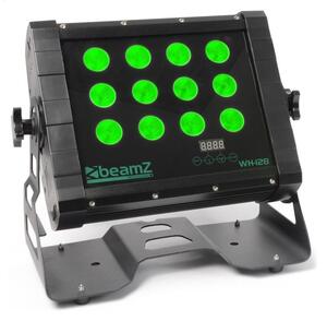 Beamz WH128 Wall Washer, 12 x 8W, crna, četverostruki LED, IP65, DMX