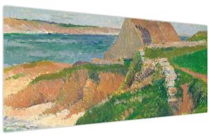 Slika - Henri Moret, The Island of Raguenez, Brittany, reprodukcije (120x50 cm)