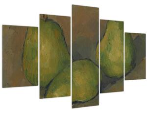 Slika - Paul Cézanne, Three Pears, reprodukcije (150x105 cm)