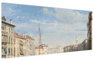 Slika - Richard Parkes Bonington, The Grand Canal, reprodukcije (120x50 cm)