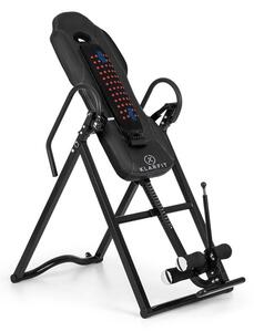 KLARFIT Ease Delux, inverzijska, gravitacijska klupa za vježbanje, do 136 kg, 1,54-1,98 m, crna
