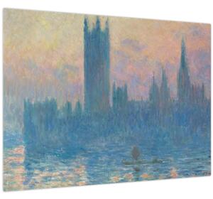 Slika - Claude Monet, The Houses of Parliament, Sunset, reprodukcije (70x50 cm)