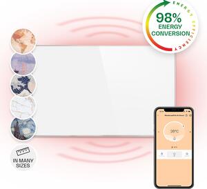 Klarstein Wonderwall 600 Smart, infracrvena grijalica, 60 x 100 cm, 600 W, tjedni timer, IP24, bijela