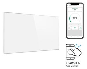 Klarstein Wonderwall 450 Smart, infrapanel, infracrvena grijalica, 50 x 90 cm, 450 W, tjedni timer, IP24, bijela