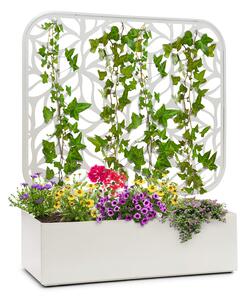 Blumfeldt Almere, set posuda za cvijeće i rešetke, 110 x 140 x 40 cm, metal, unutarnji / vanjski
