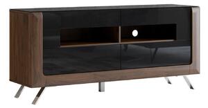 TV stol Austin BB105Orah, Sjajno crna, 160x73x48cm