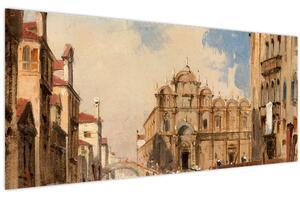 Slika - Jules-Romain Joyant, The Scuola di San Marco, Venice, reprodukcije (120x50 cm)